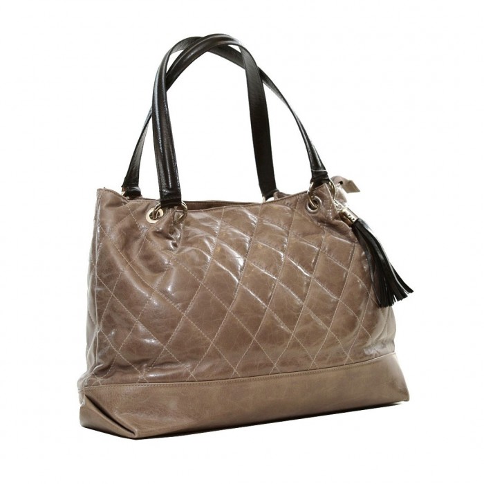 Lanzetti Elephant Leather Handbag / Shoulder Bag (2902)