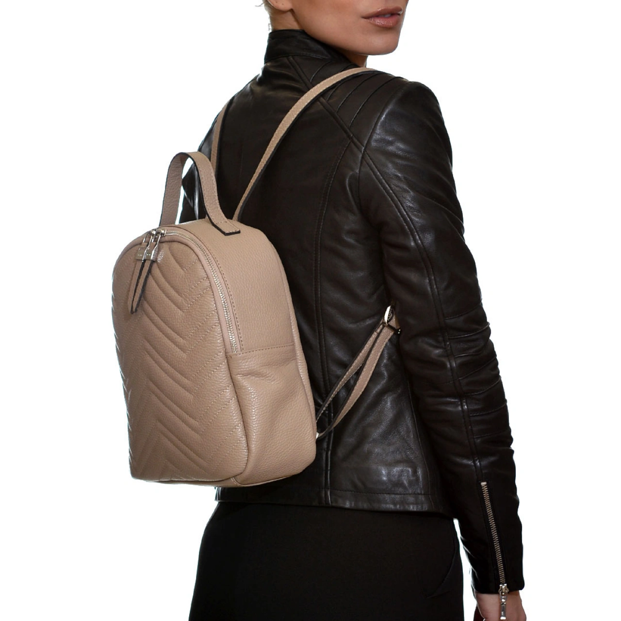 Leather Backpack Arcadia Elephant 7666 Sioutis Leather
