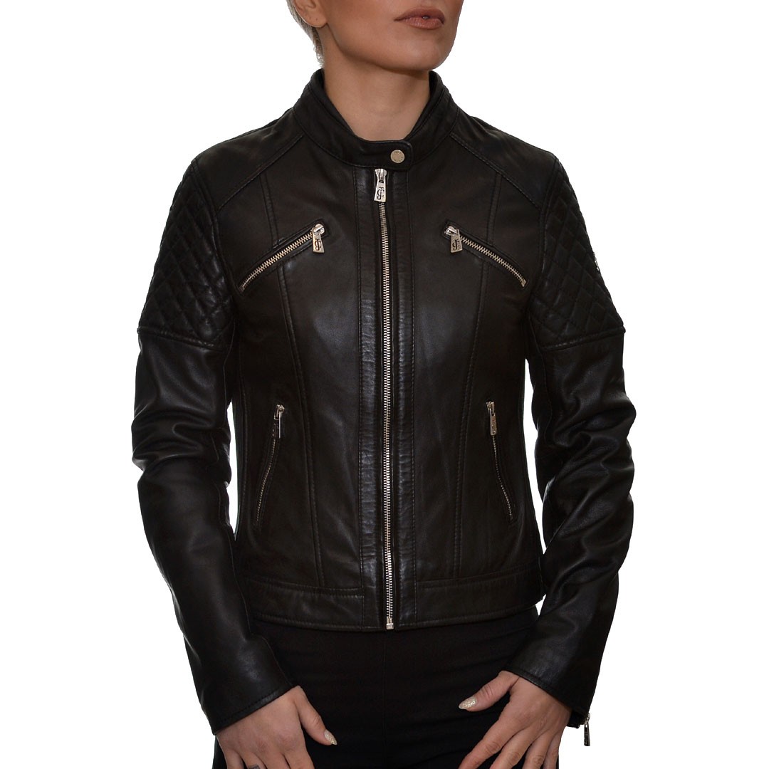 Leather Biker Black JUICY COUTURE (MIAK) - Sioutis Leather