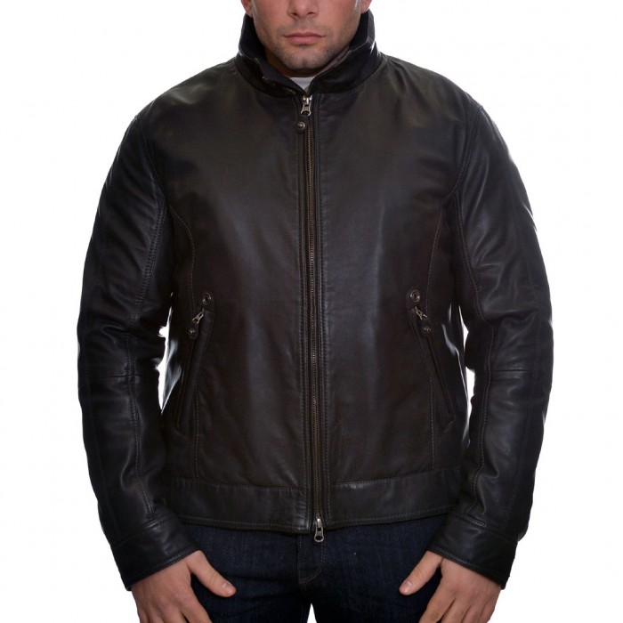 Black PHOENIX Leather Jacket (5962)