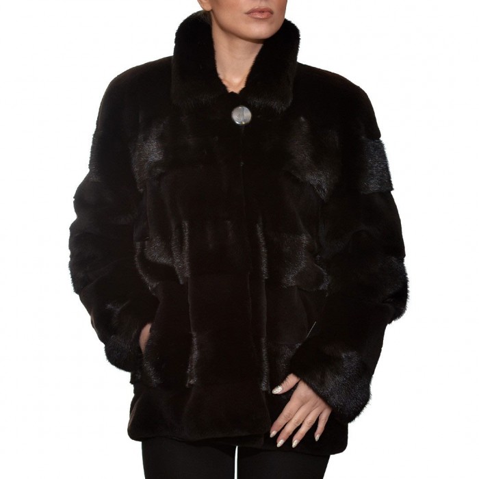 Mink Fur 74cm Black SUIT (2021)