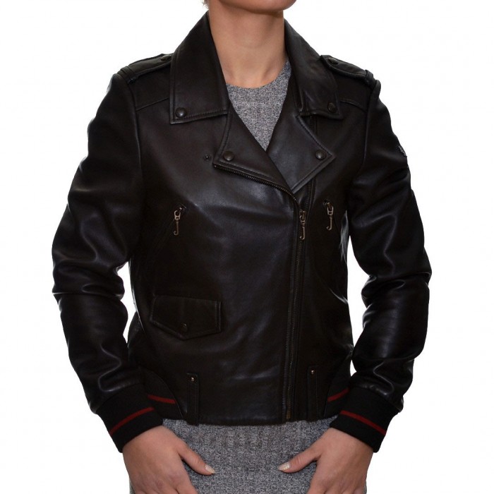 Black JUICY COUTURE (CHLEO) Leather Jacket