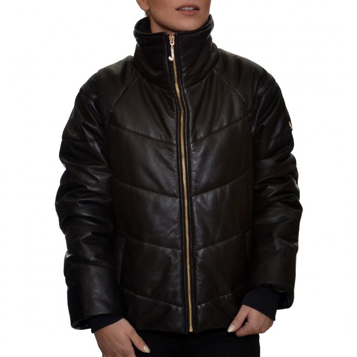 Black JUICY COUTURE (JULIE) Leather Jacket