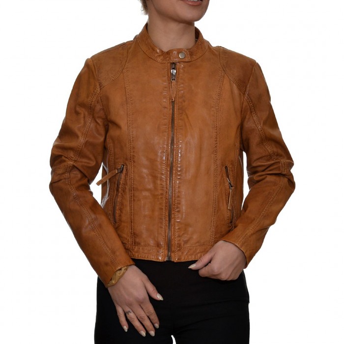 DM LEATHERWEAR Leather Tampa Jacket (9310)