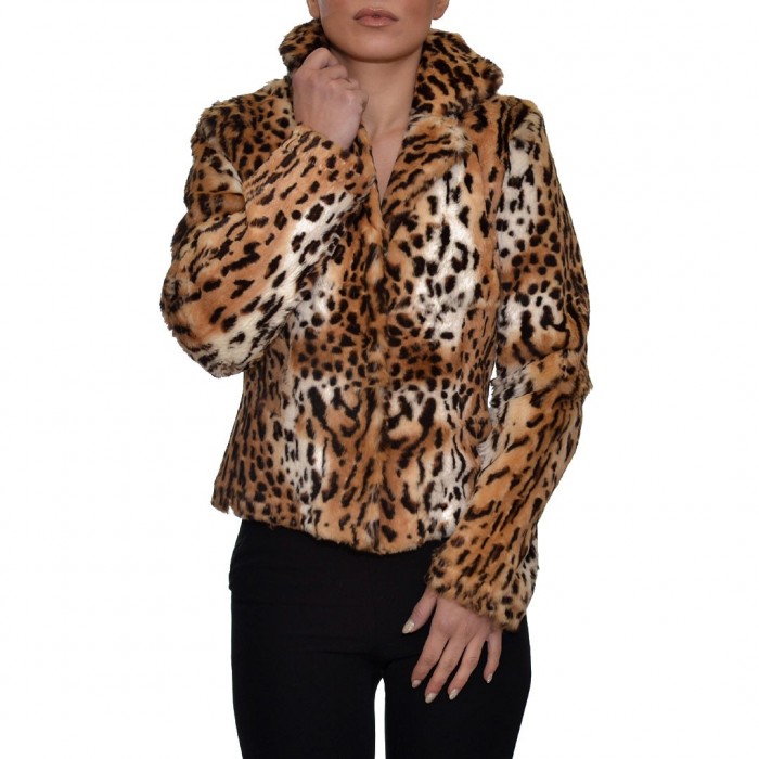 Lapin fur 52cm Leopard TZIVELI