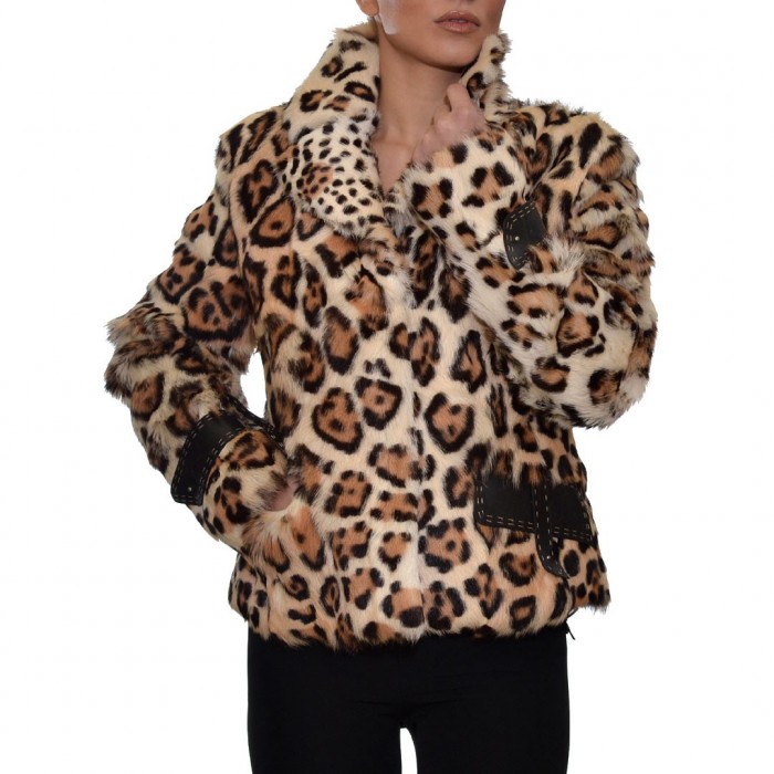 Fur Capra 58cm Leopard ROSSI (4539)