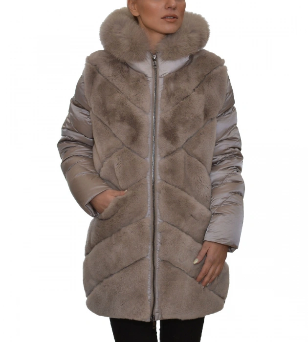 Intuition paris fur best sale coat
