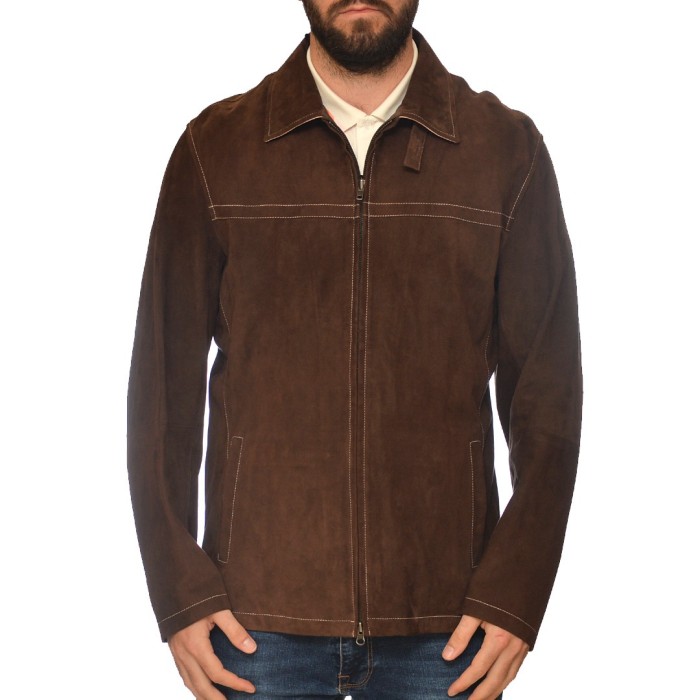 LEATHER BROWN JACKET PHOENIX (5611)