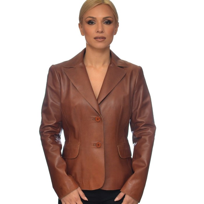 LEATHER JACKET TAMPA GRIGIO G958X