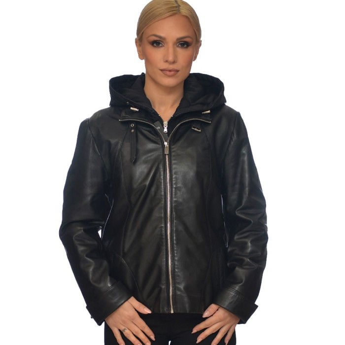 LEATHER JACKET BLACK Guy Laroche 480